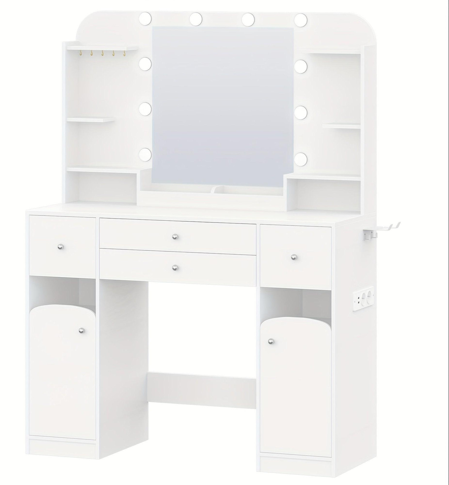 Selius Make-up Tafel met LED Verlichting en Organizer