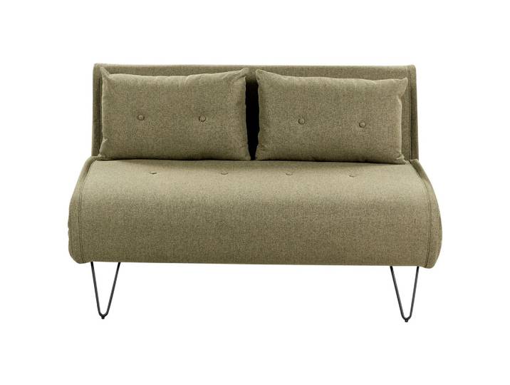 2-SITZER-SCHLAFSOFA olivgrün/schwarz Vestfold