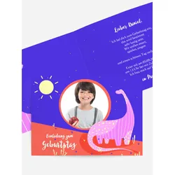 Einladungen zum Geburtstag  selbst gestalten mit Spruch und Fotos im Onlinedesigner bei Meine-Kartenmanufaktur.de