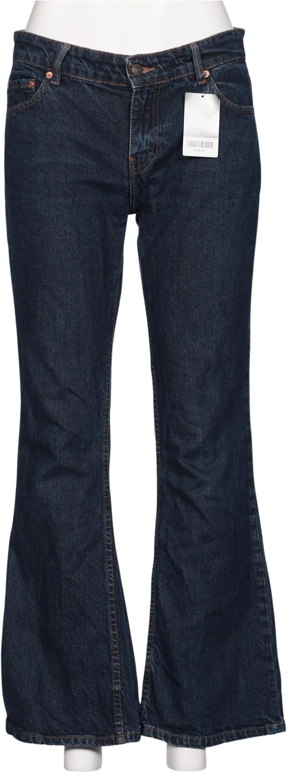 Motel Damen Jeans, Marineblau, Gr. W33, Baumwolle - Second Hand