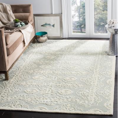 SAFAVIEH Handmade Bella Zena Modern Floral Wool Rug