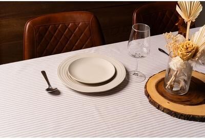 Fabstyles Bistro Stripe Tablecloth