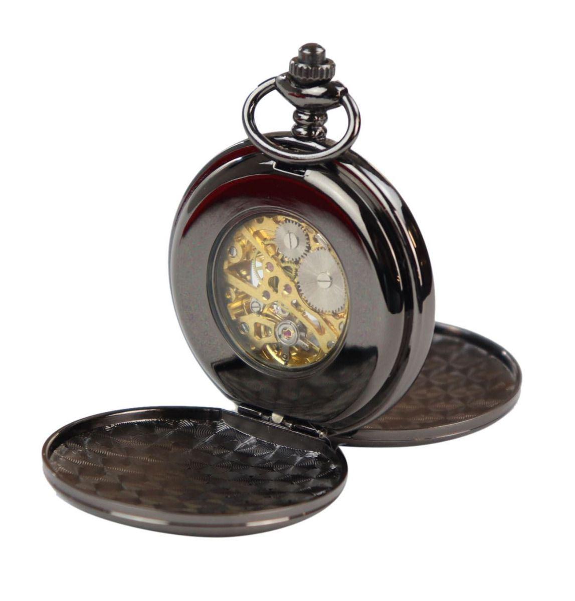 Klassiek mechanisch zakhorloge Peaky Blinders Vintage skelet automatisch