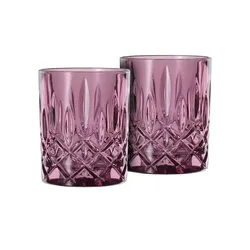Nachtmann Whiskygläser 2er Set Noblesse , rosa/pink , Glas , Maße (cm): H: 10,2  Ø: 8.2