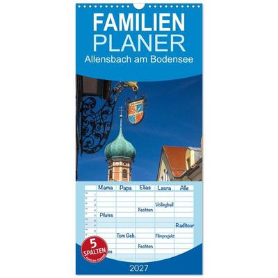 Familienplaner 2027 - Allensbach am Bodensee mit 5 Spalten (Wandkalender, 21 x 45 cm) CALVENDO
