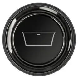 Gessi Venti20 Bedientaste-Abdeckung Wanne, SP03296706, Farbe: Metall Schwarz PVD
