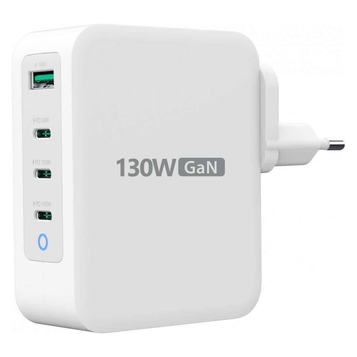 j5Create 130W GAN USB-C 4-PORT CHARGER (130 W, 4 Ports) (JUP43130E-EN)