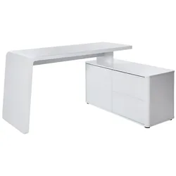 Jahnke Eckschreibtisch CSL 465 E Weiß