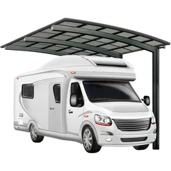 Ximax Carport Portoforte Typ 80 495 x 270 cm Caravan Ausführung-schwarz