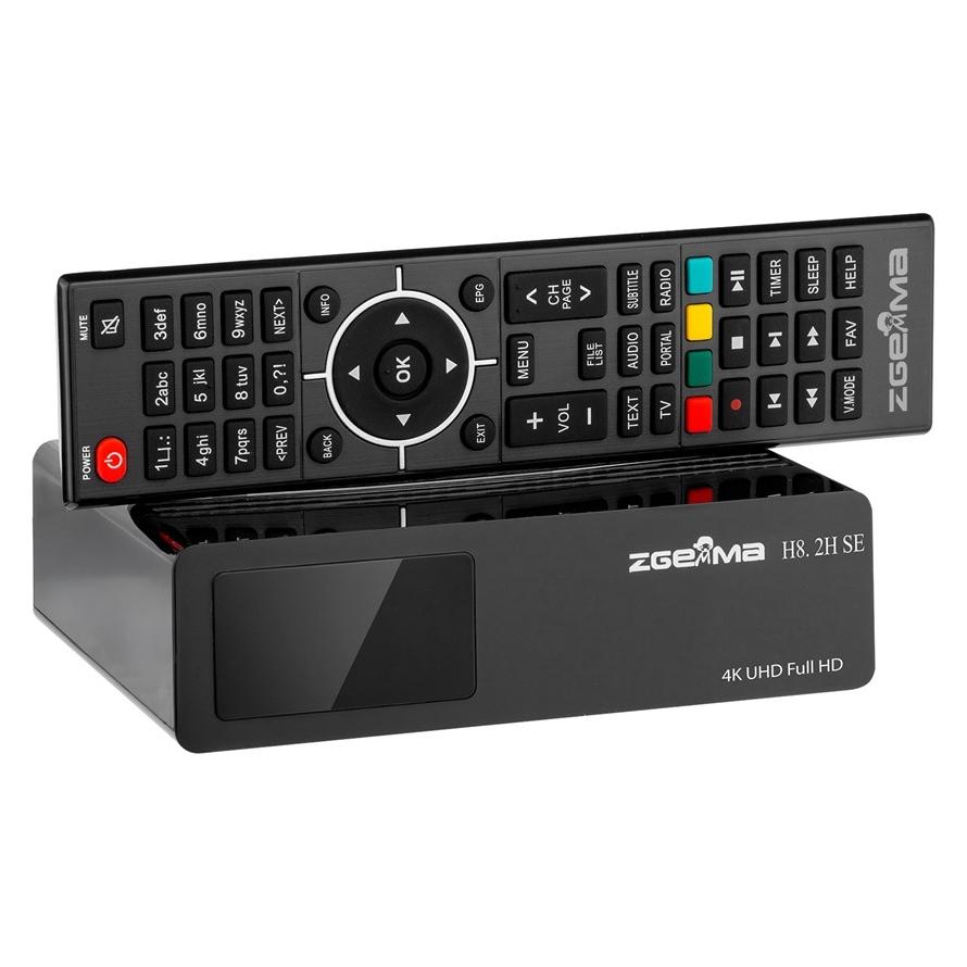 INNE Tuner TV Tuner combo Zgemma H8SE Linux WiFi 4K UHD (URZ0363)