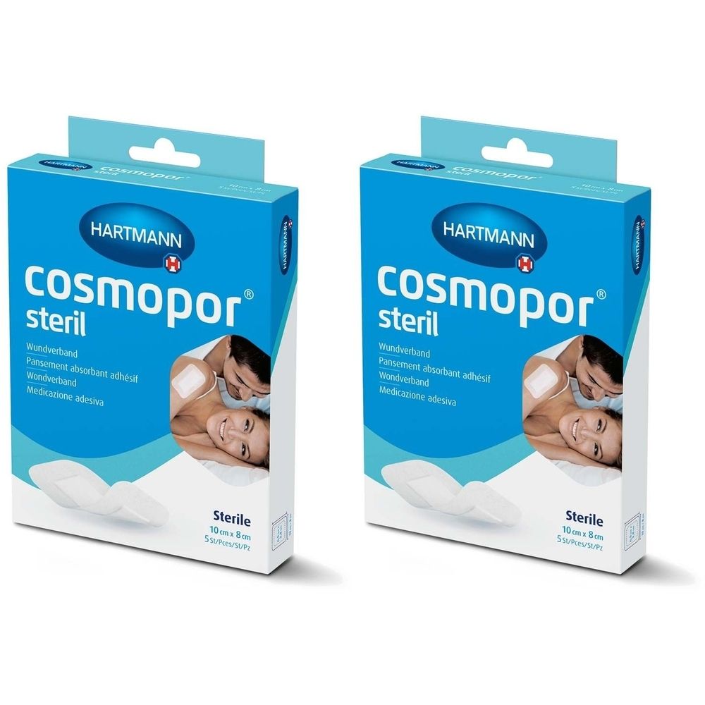 Cosmopor steril Wundverband 8x10 cm OTC 2x 2x5 St Pflaster