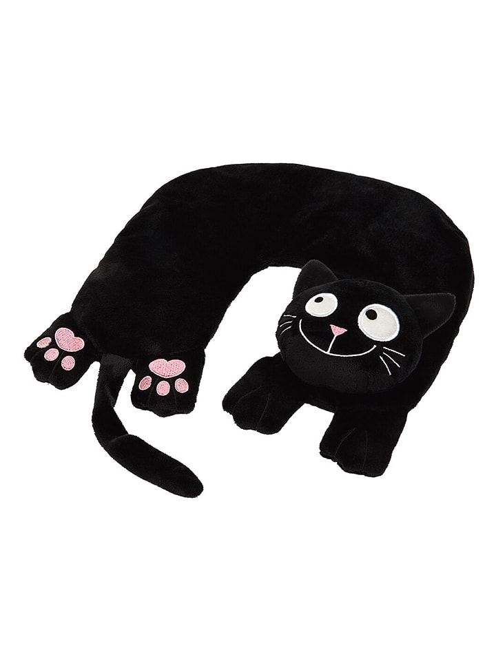 moses. Kirschkernkissen "The Cat" in Schwarz - (L)31 x (B)29 cm - onesize