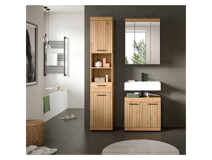 Badezimmer Scout Eiche Artisan 3-teilig