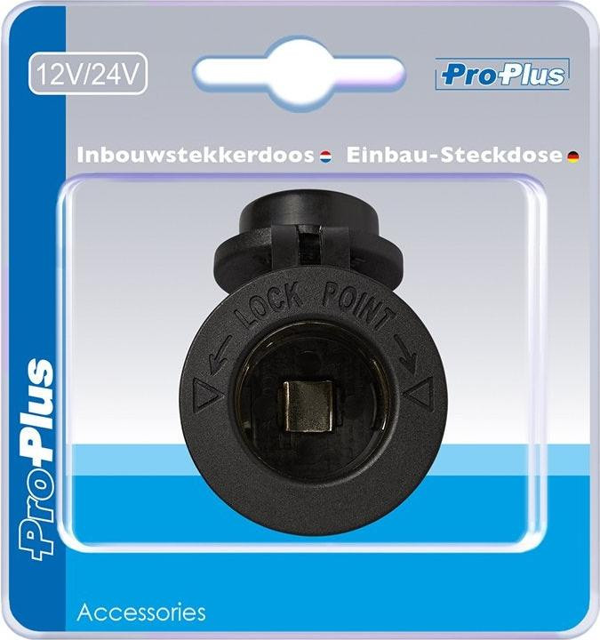 Pricenet Inbouwstopcontact DIN 12V/24V