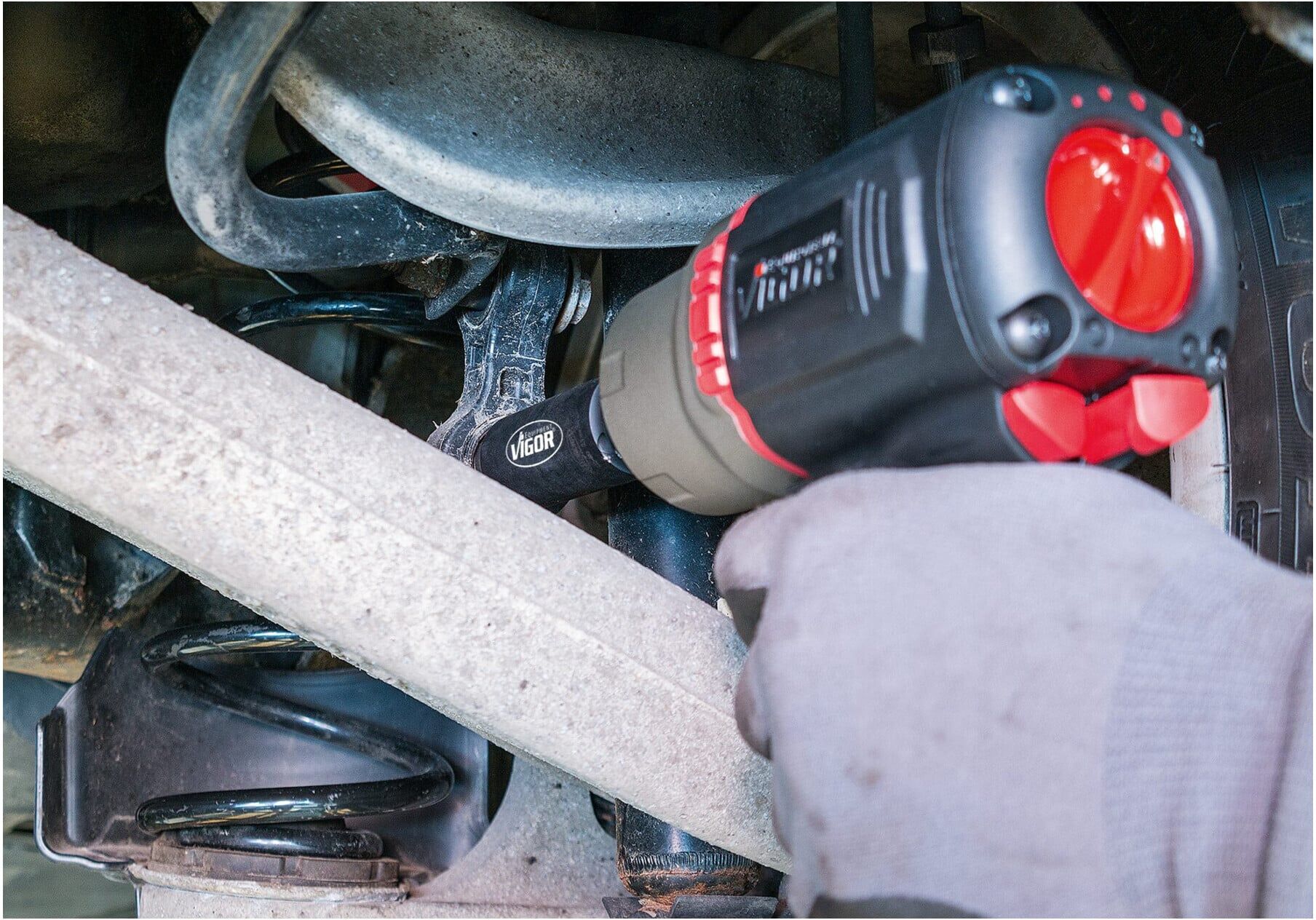 VIGOR Messwerkzeuge V5550L-24 Vierkant hohl 12,5 mm (1/2 Zoll) Außen-Sechskant Profil 24)