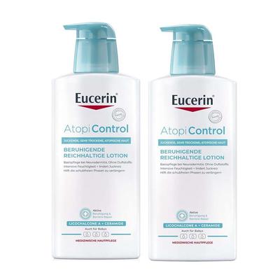 2x Eucerin Atopicontrol Lotio 2x400 ml Lotion
