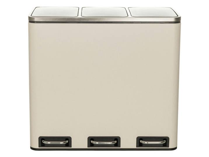 Mid.you Abfallsammler, Beige, Kunststoff, 18 l, 61x56x31.5 cm, Haushalt & Reinigung, Reinigung, Mülleimer & Abfallsammler