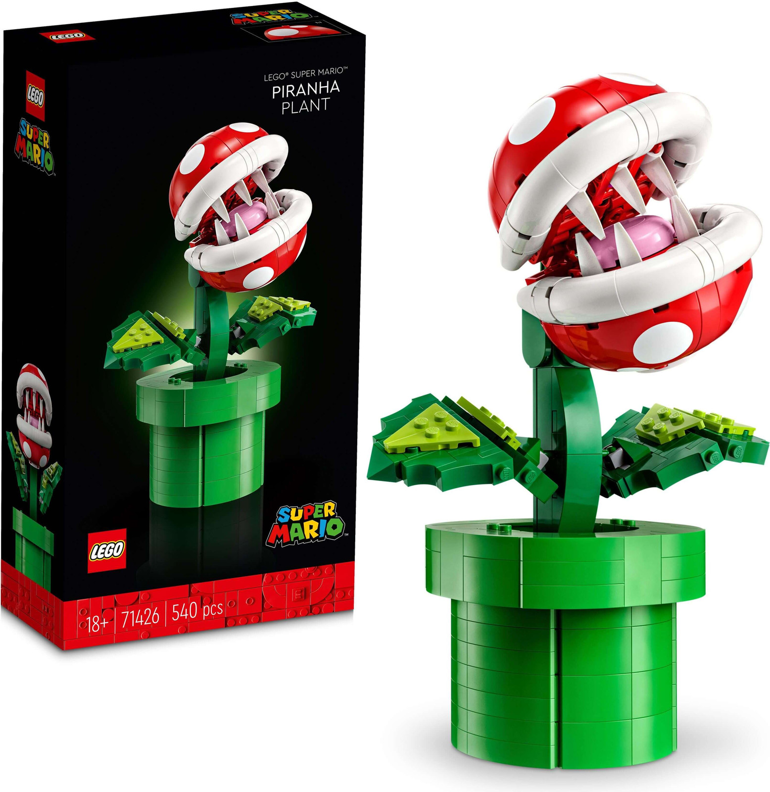 LEGO Super Mario 71426 Piranha Plant Articulated Figure Model Kit