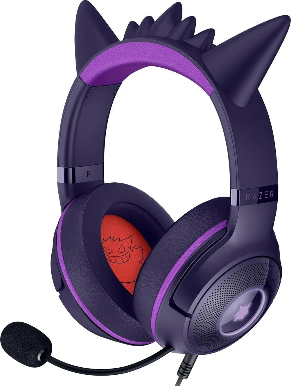 Razer Kraken Kitty V2 Pokémon Gengar editie USB-A paars