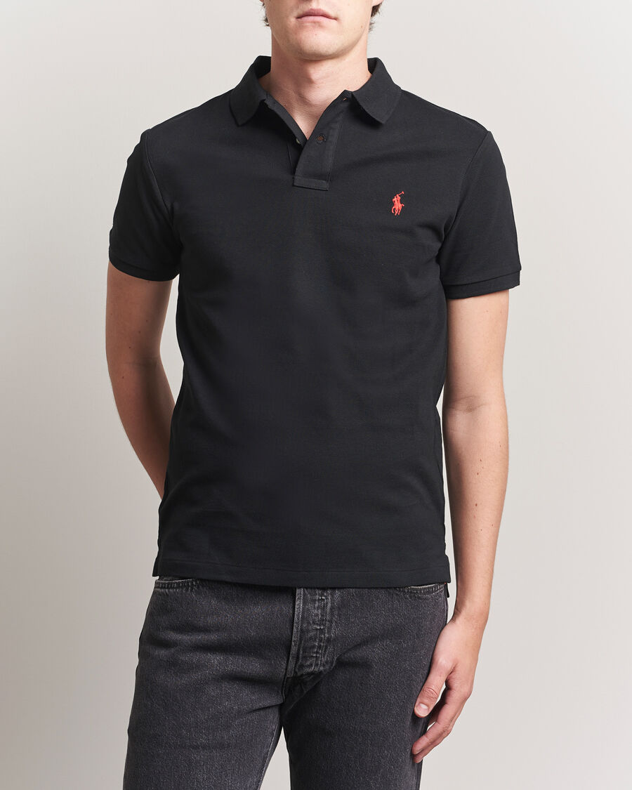 Polo Ralph Lauren Slim Fit Polo Polo Black men M Sort
