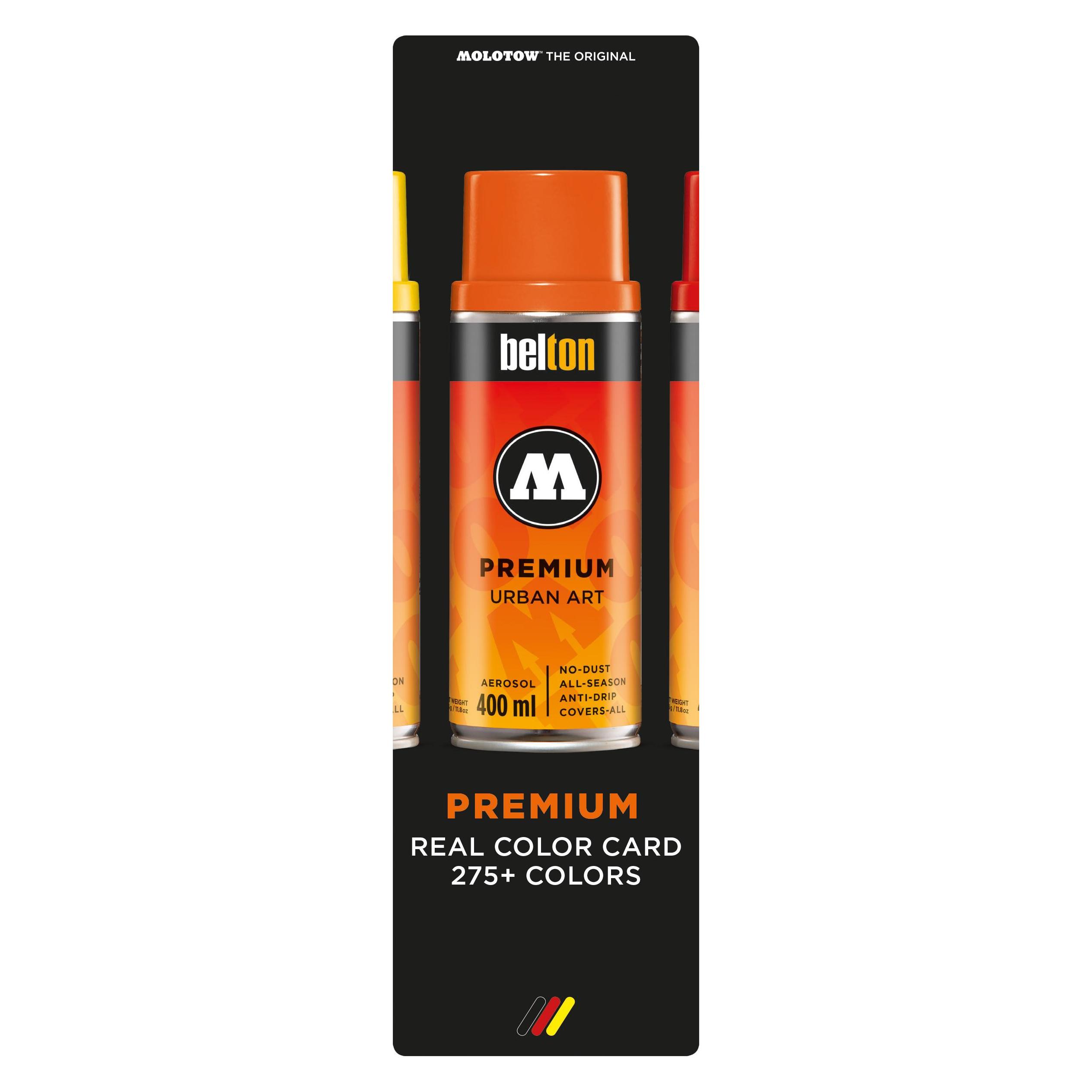 Molotow Echtfarbtonfächer Premium Real Colour Card 275+ Colours (MO327999)