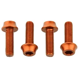 WOLF TOOTH Schrauben Set M5 x 15 mm Flaschenhalterschrauben | farbig o