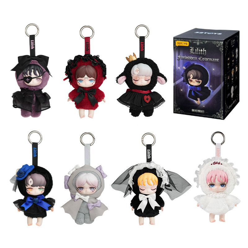 52TOYS Lilith Forbidden Covenant Serie Blind Box Donkere Gothic Vinyl Pluche Hanger Anime Verzamelfiguur Bureauornament