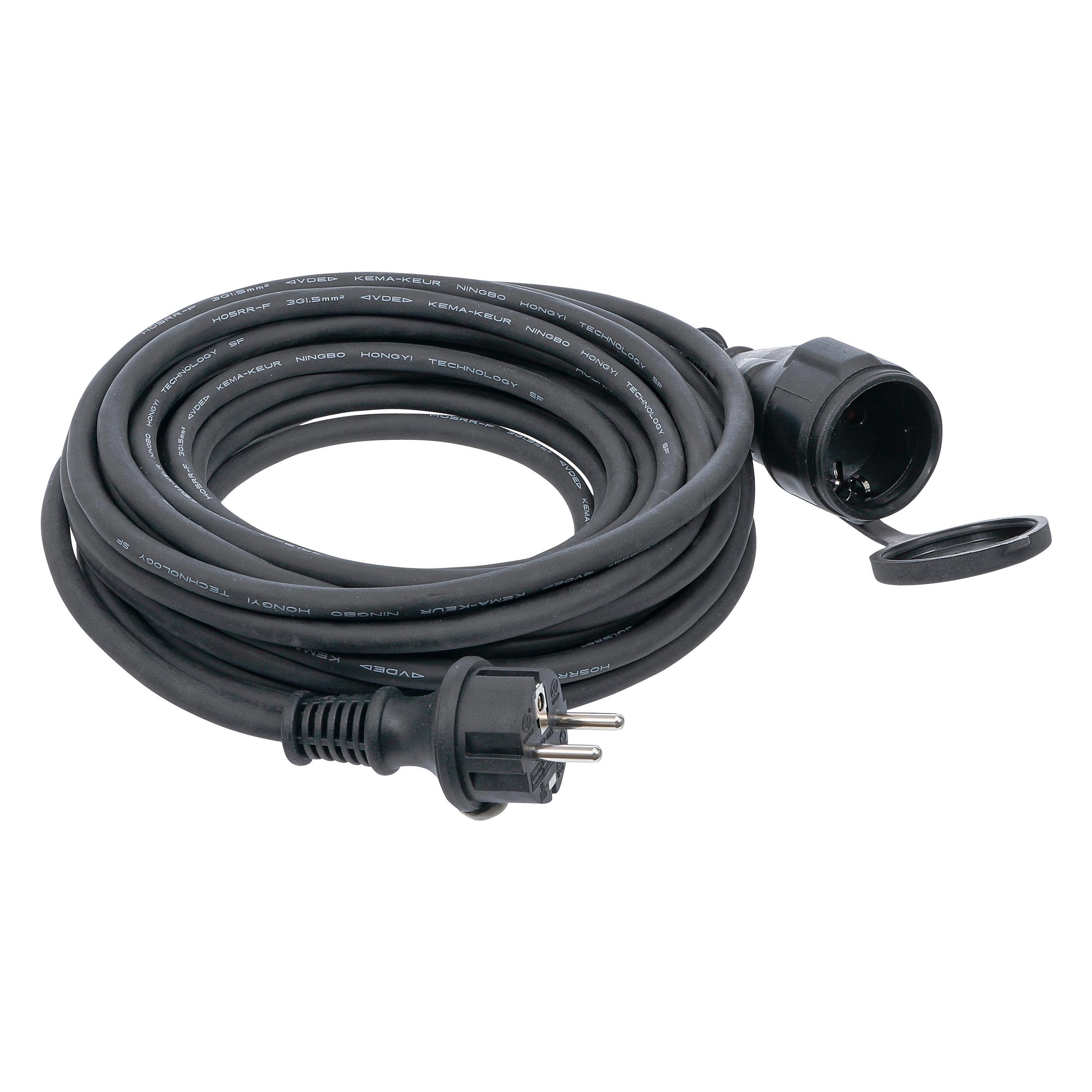 BGS Verlängerungskabel 10 m 3 x 1,5 mm² IP 44 (10 m, 1.50 mm²) (3364)