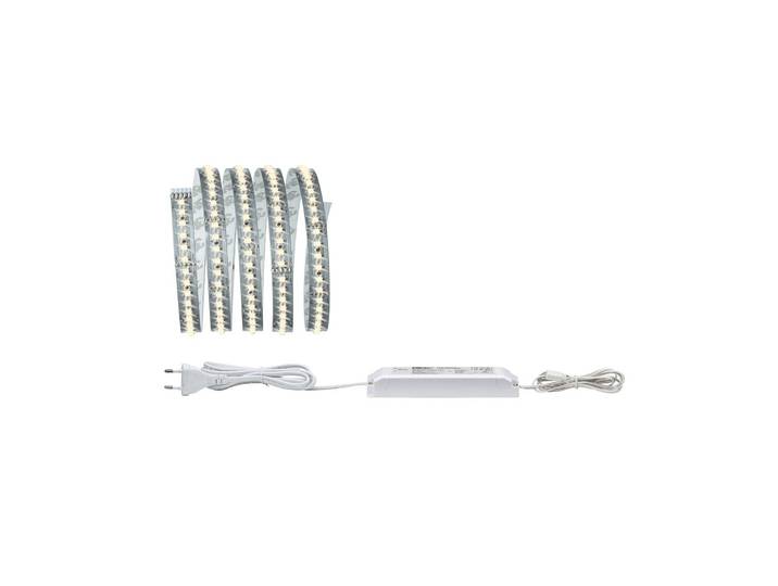 Paulmann MaxLED 1000 Basisset IP20 1,5m warmweiß, chrom / silber, für Wohn- / Esszimmer, Kunststoff, Modern