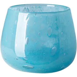 MARLY Windlicht aus Glas Türkis