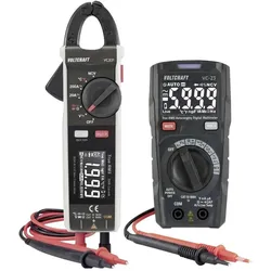 Voltcraft, Multimeter, Messgeräteset VC-15313340 Multimeter + VC-14465985 Stromzange CAT III 600 V (CAT III 600V, Hand-Multimeter)