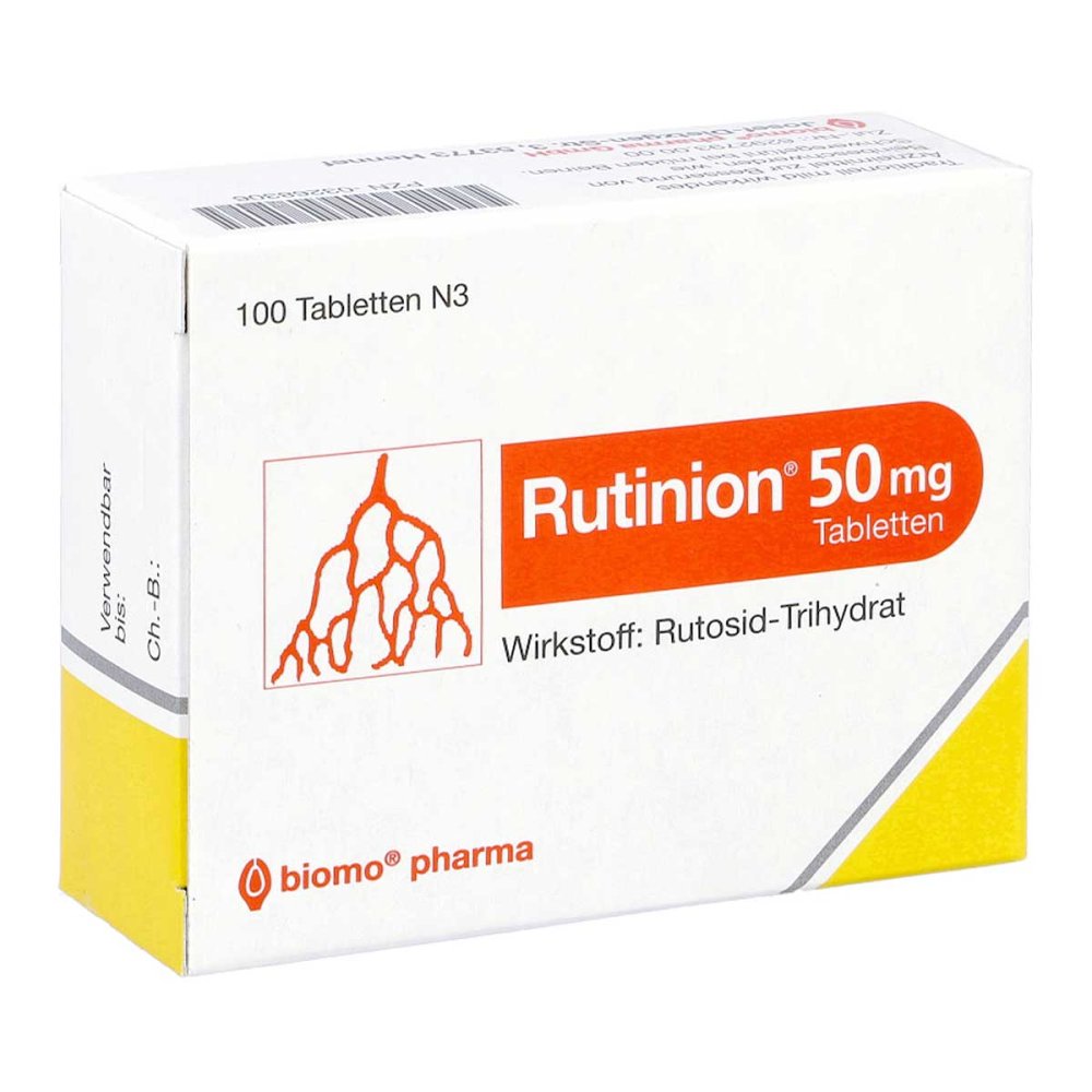 biomo pharma GmbH Rutinion 50mg 03268306