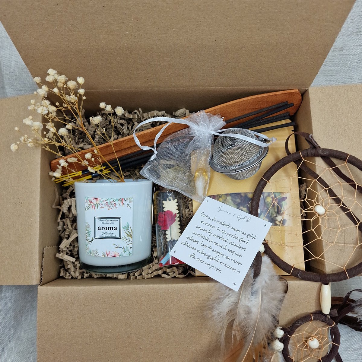 Moonlie Cadeauset Succes en Geluk Maxi met Edelstenen