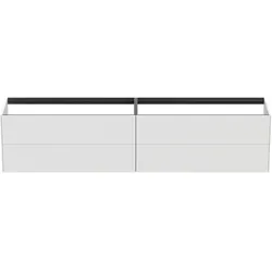 Ideal Standard Waschtischunterschrank Conca, 4 Auszüge, ohne Platte, Weiß