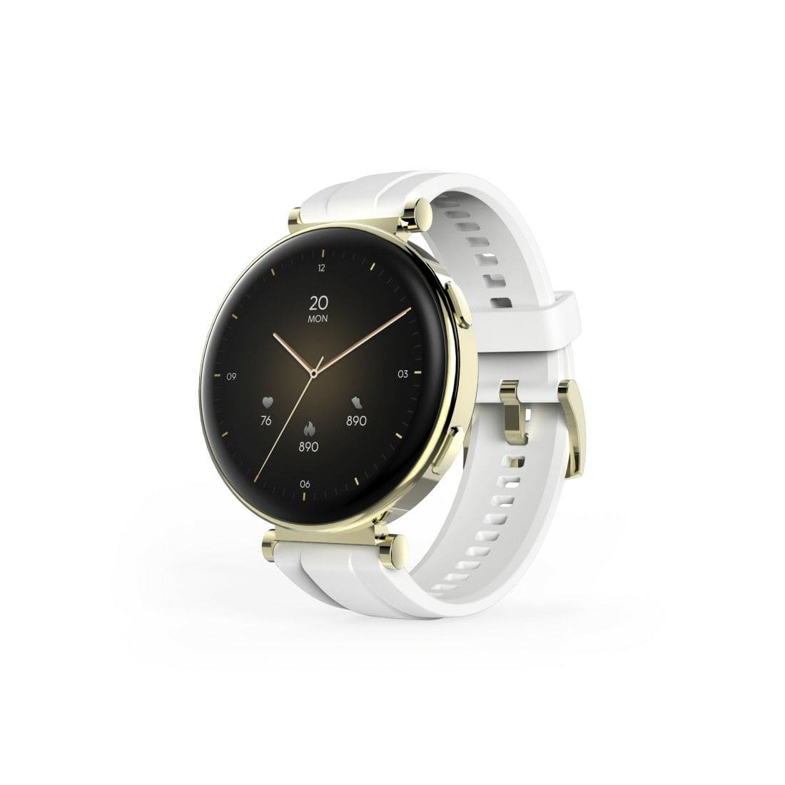 Hama 178622 7000 Smartwatch Rund (Weiß) 00178622