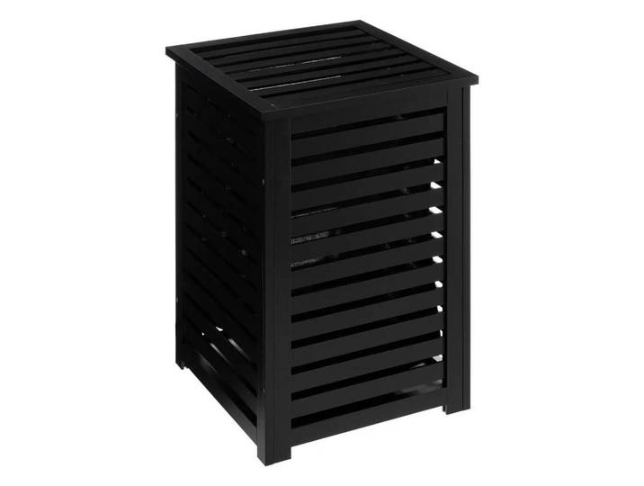 5five Simply Smart Wäschekorb Bambus Sicela 40/38/58 cm, Schwarz, 38x58x40 cm, Haushalt & Reinigung, Wäschepflege, Wäschekörbe & Wäschetonnen
