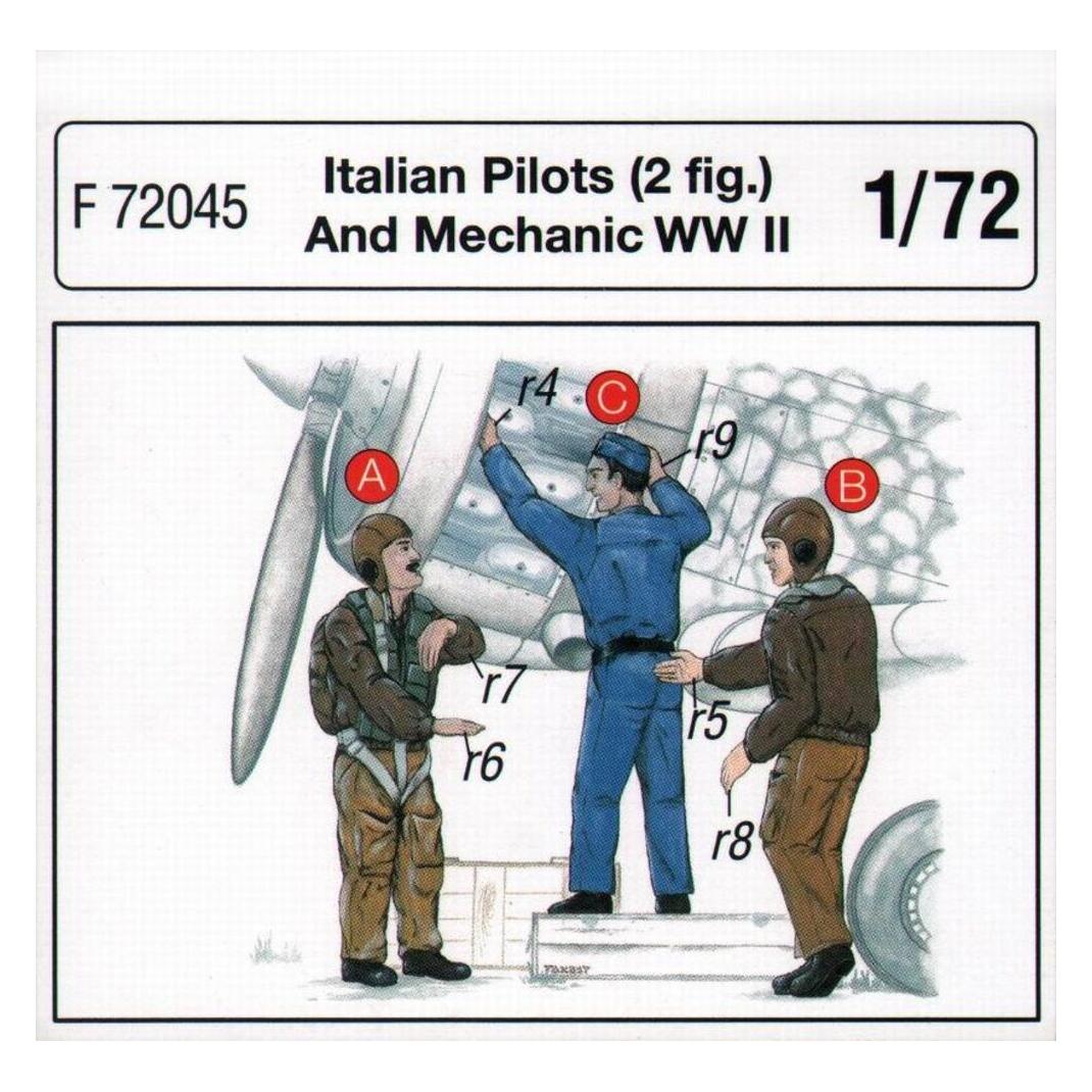 CMK Italienische Piloten und Mechaniker (129-F72045)