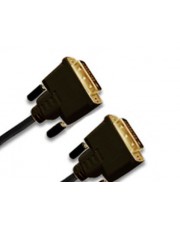 Jou Jye AVC 130 DVI-Kabel DVI-D M bis M 5 m Schwarz (AVC 130-5,0)