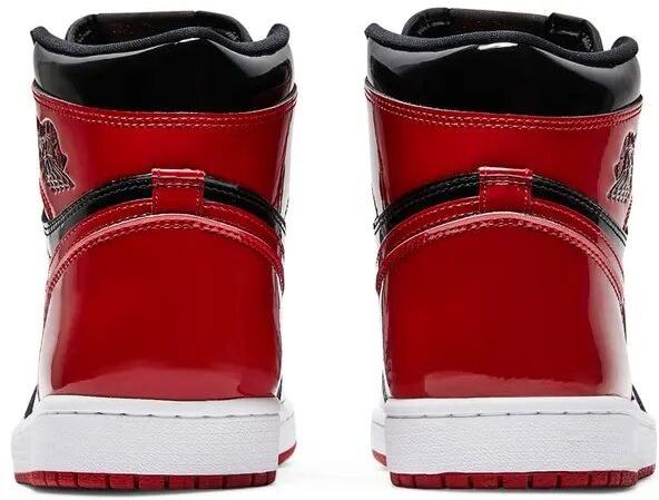 Nike Air Jordan 1 Retro High OG Patent Bred Men's Shoes - New Box Damage, Men 4.5