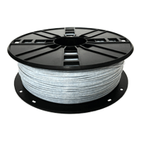 Ampertec 3D-Filament PLA graumeliert in Marmoroptik 1.75mm 1000g Spule 3DPLA1000MAR1AM