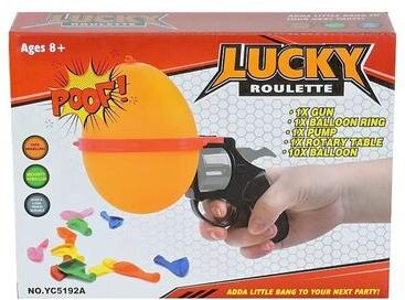 Inspire Curations Lucky Balloon Roulette Game Set Party Prank Toy With Pump & Balloons Lucky Balloon Roulette Game Set Party Prank Toy With Pump & Balloons