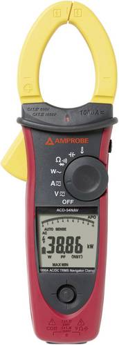 Beha Amprobe ACDC-54NAV Stromzange, Hand-Multimeter digital CAT III 1000 V, CAT IV 600V Anzeige (Counts): 10000