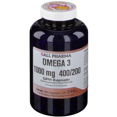 Omega-3 1000 mg 400/200 GPH Kapseln 180 St
