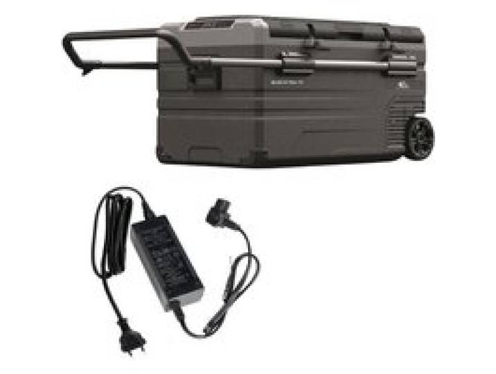 EZA Glacière à compression Blizz-E Flex 73 litres Camping-car + Adaptateur 12/220 Volts