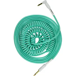 Pig Hog "Half Coil" Instrumentenkabel 9m Seafoam Green