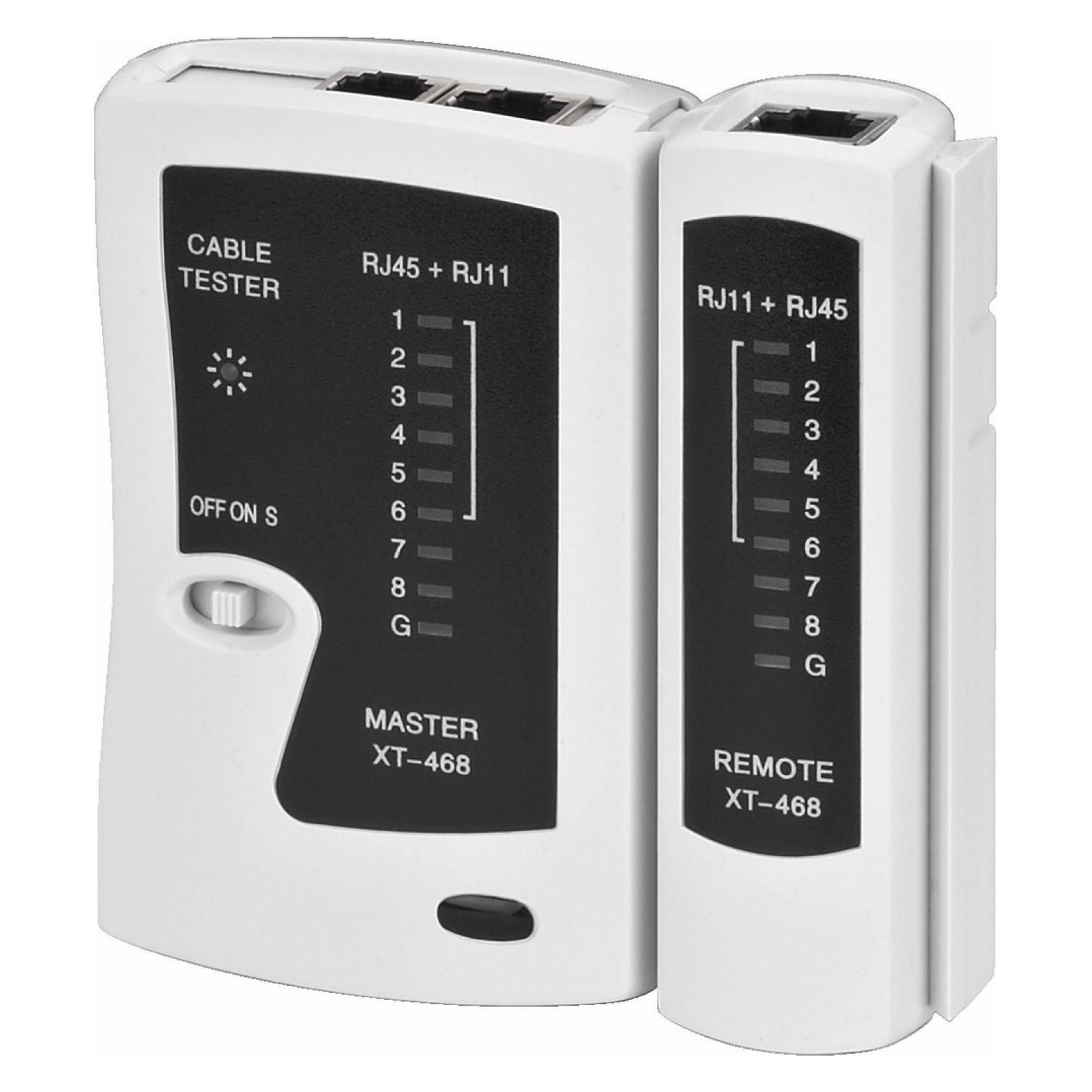 Monacor Leitungstester fuer Cat-5/Cat-6 u. ISDN (Kabeltester) (CAT-1TEST)