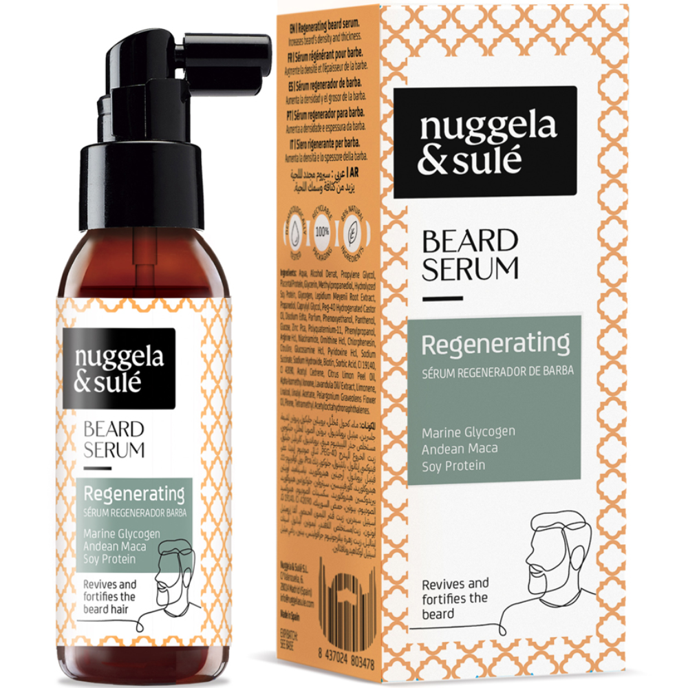Nuggela & Sulé Beard Regenerating Serum for All Types of Beard 50mL