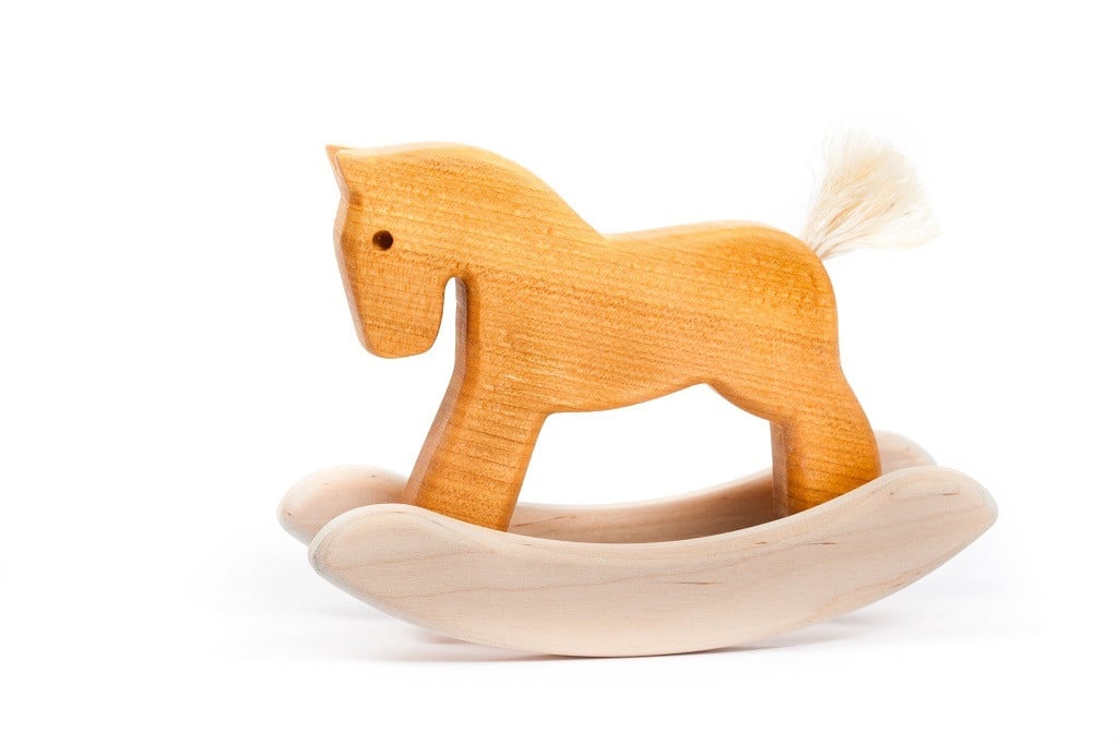 Bajo Mini schommelpaard, naturel