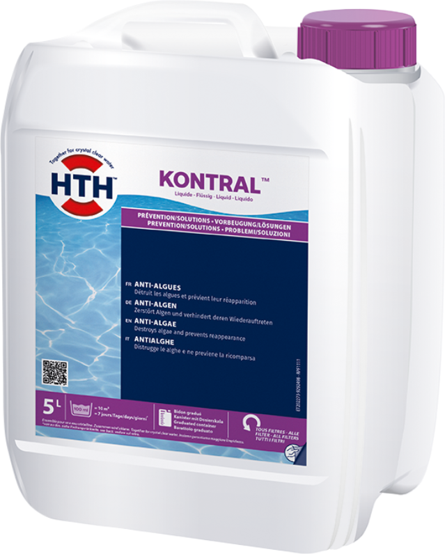 Anti-algues piscine hth KONTRAL - 5 litres
