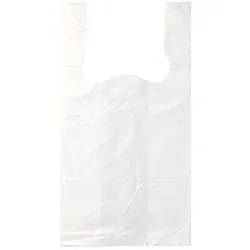 200 Hemdchen-Tragetaschen, HDPE 50 cm x 26 cm x 16 cm weiss